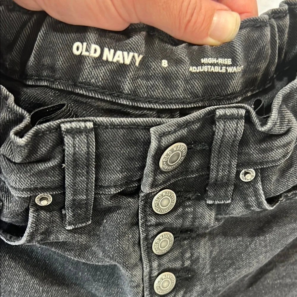 Old Navy Kids Black Denim Shorts